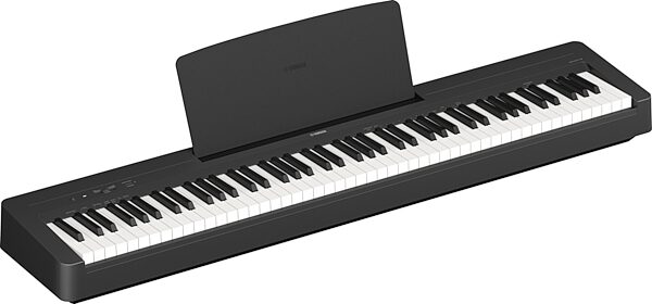 open zoom image for Yamaha P-145BT Bluetooth Digital Piano, 88-Key, Black, Open Box (Very Good), Action Position Back