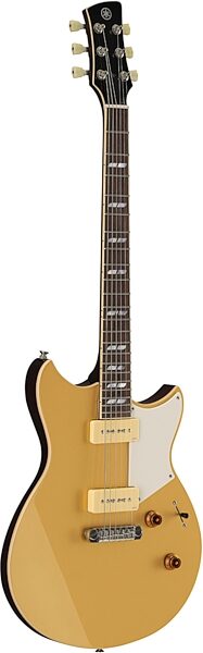 open zoom image for Yamaha Chris Buck RS02CB Revstar Electric Guitar (with Gig Bag), Honey Gold, Action Position Back