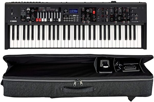 open zoom image for Yamaha YC61 Stage Keyboard, 61-Key, Black, with Case, Main