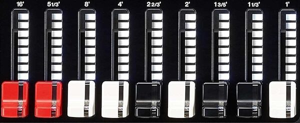 open zoom image for Yamaha YC61 Stage Keyboard, 61-Key, Black, Drawbars