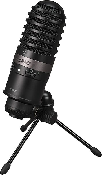 open zoom image for Yamaha YCM01U USB Condenser Microphone, Black, Action Position Back