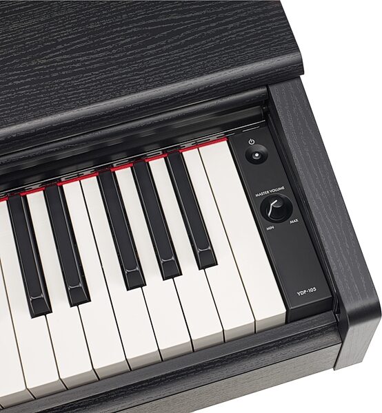 open zoom image for Yamaha YDP-105 Arius Digital Piano (with Bench), Black, YDP-105B, Action Position Back