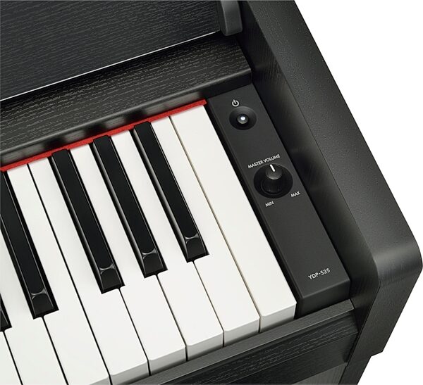 open zoom image for Yamaha Arius YDP-S35 Digital Piano, Black Walnut, Action Position Back