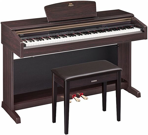 open zoom image for Yamaha Arius YDP-181 88-Key Graded Hammer Piano with Bench, Angle
