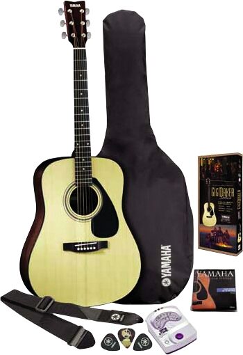 open zoom image for Yamaha Gigmaker Deluxe Acoustic Guitar Package, New, Main