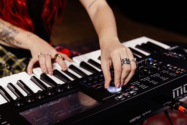 open zoom image for Yamaha MODX M7 Keyboard Synthesizer, 76-Key, New, Action Position Back