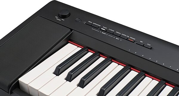 open zoom image for Yamaha NP-35 Piaggero Portable Digital Piano, 76-Key, Black, Action Position Back