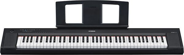 open zoom image for Yamaha NP-35 Piaggero Portable Digital Piano, 76-Key, Black, Action Position Back