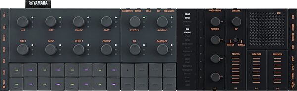 open zoom image for Yamaha SEQTRAK Mobile Music Ideastation, Black, Action Position Back