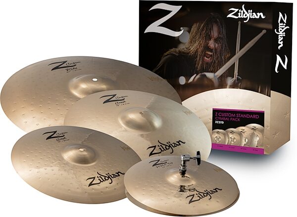 open zoom image for Zildjian Z Custom Standard Cymbal Pack, New, Action Position Back