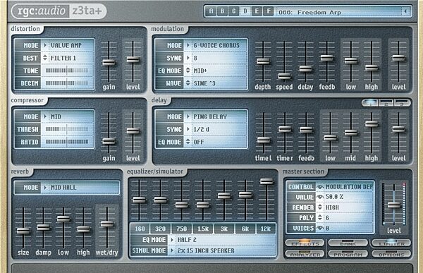 open zoom image for Cakewalk Z3TA+ Software Synth, Effects