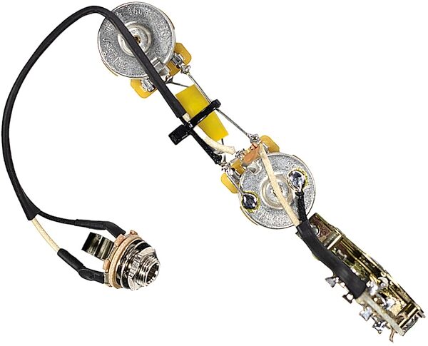 open zoom image for Mojotone Pre-Wired Tele 4-Way Mod Wiring Harness, New, Action Position Back
