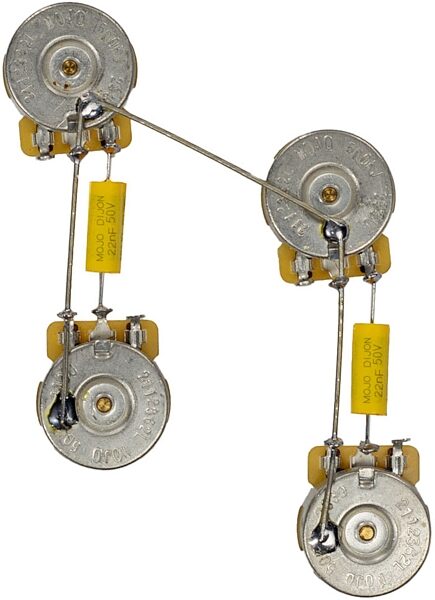 open zoom image for Mojotone Pre-Wired Les Paul Harness, Long Shaft, Action Position Back