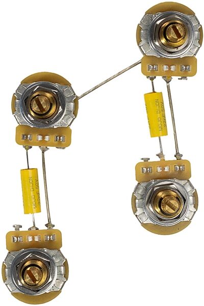 open zoom image for Mojotone Pre-Wired Les Paul Harness, Long Shaft, Action Position Back