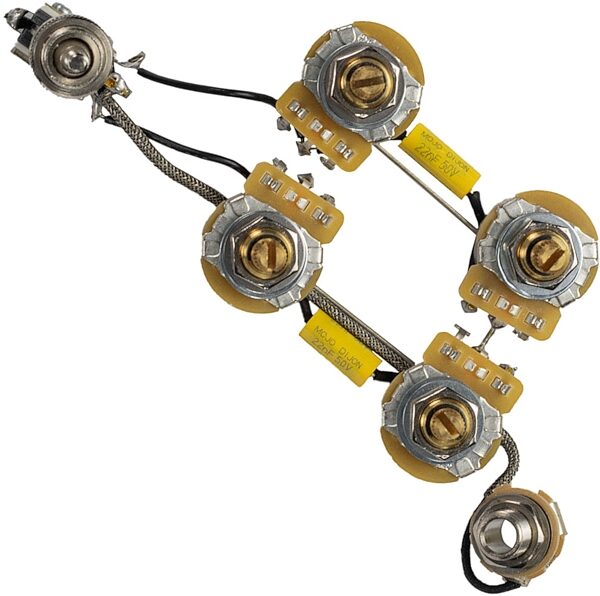 open zoom image for Mojotone Pre-Wired SG Guitar Wiring Harness, New, Action Position Back