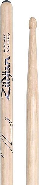 open zoom image for Zildjian 5A Anti-Vibe Wood Drumsticks, New, Action Position Back