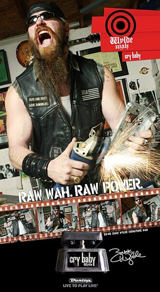 open zoom image for Dunlop/MXR Zakk Wylde Effects Package with ZW44 Overdrive and ZW45 Wah, Poster