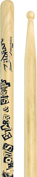 open zoom image for Zildjian Travis Barker Famous Stars & Straps Model Drumsticks, New, Action Position Back