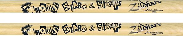 open zoom image for Zildjian Travis Barker Famous Stars & Straps Model Drumsticks, New, Action Position Back