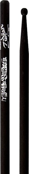 open zoom image for Zildjian Travis Barker Signature Drumsticks, Black, Action Position Back