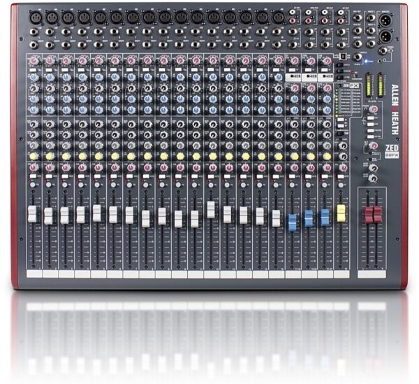 open zoom image for Allen and Heath ZED-22FX 22-Channel Mixer with USB Interface, Main