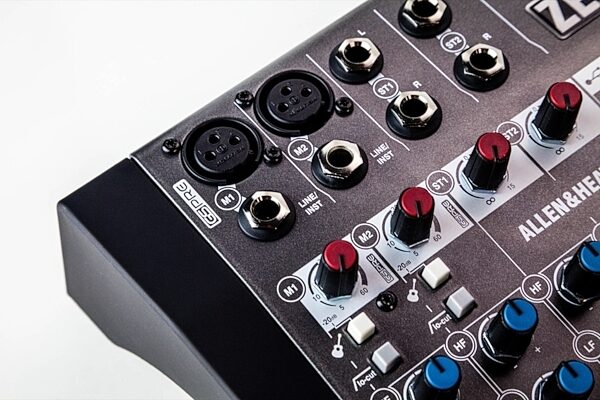 open zoom image for Allen and Heath ZEDi-8 Compact USB Mixer, 6-Channel, New, Closeup 2