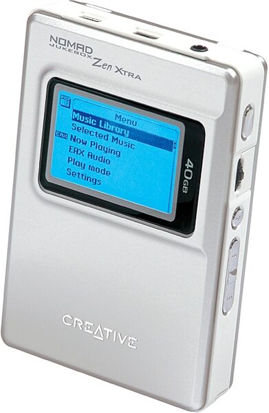open zoom image for Creative NOMAD Jukebox Zen Xtra MP3 Player, 40GB