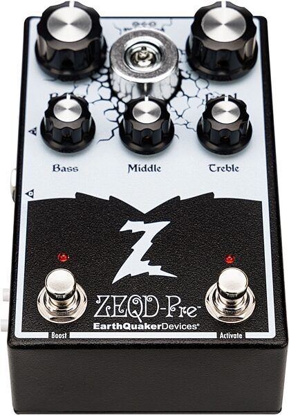 open zoom image for EarthQuaker Devices ZEQD-Pre Tube Preamp Pedal, New, Action Position Back