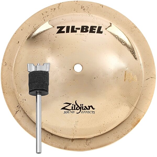 open zoom image for Zildjian Large Zil-Bel FX Cymbal, Brilliant Finish, with MCSA6 Mini Cymbal Stacker, pack
