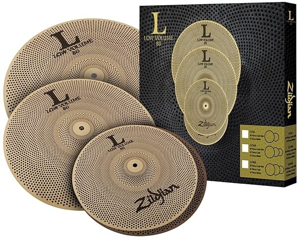 open zoom image for Zildjian L80 468 Low Volume Cymbal Pack, New, Main