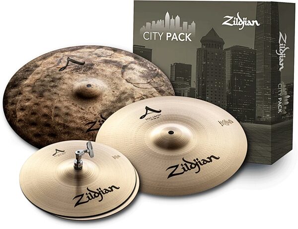 open zoom image for Zildjian A City Pack Cymbal Pack, New, Action Position Back