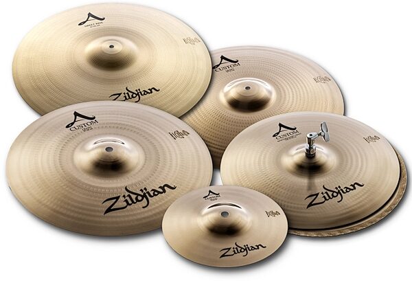 open zoom image for Zildjian ACP120 A Custom Mastersounds Cymbal Pack, New, Action Position Back