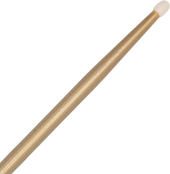 open zoom image for Zildjian Z Custom Limited Edition Drumsticks, Pair, Gold Chroma, Nylon Tip, Rock, Action Position Back