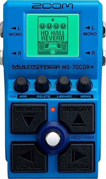 open zoom image for Zoom MS-70CDR+ MultiStomp Guitar Pedal, MS-70CDR, Action Position Back