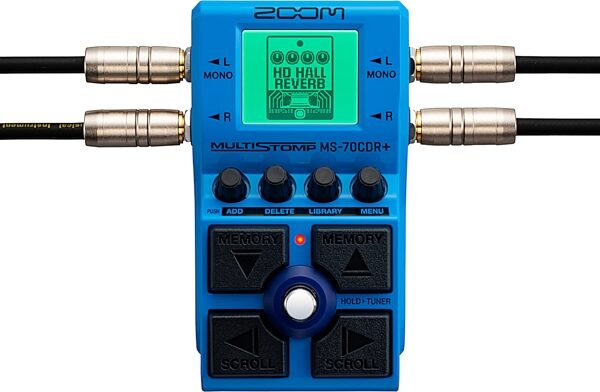 open zoom image for Zoom MS-70CDR+ MultiStomp Guitar Pedal, MS-70CDR, Action Position Back