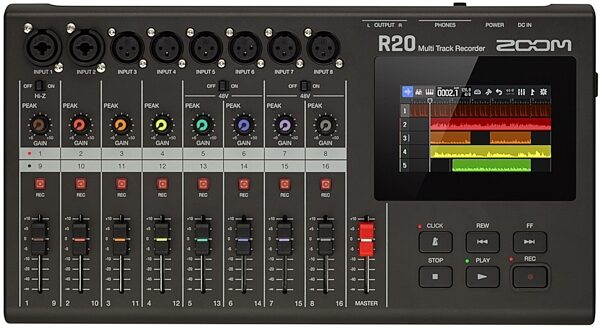 open zoom image for Zoom R20 Multitrack Digital Recorder, New, Main