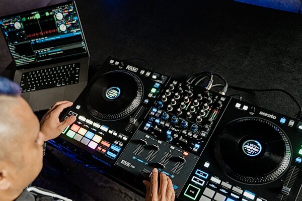 open zoom image for Rane Four Professional DJ Controller, New, Action Position Back