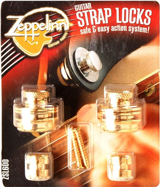 open zoom image for Zeppelinn ZSL600 Strap Locks, Gold