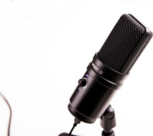 open zoom image for Zoom ZUM-2PMP USB Microphone Podcast Pack, Open Box (Very Good), Action Position Back