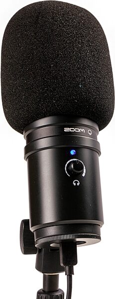open zoom image for Zoom ZUM-2PMP USB Microphone Podcast Pack, Open Box (Very Good), Action Position Back