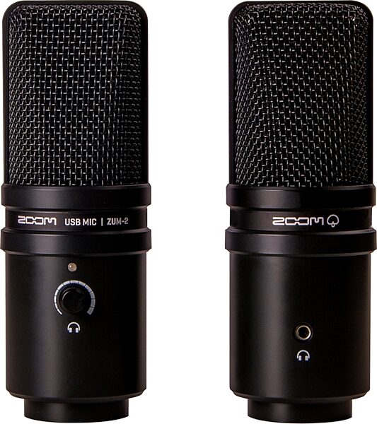 open zoom image for Zoom ZUM-2PMP USB Microphone Podcast Pack, Open Box (Very Good), Action Position Back
