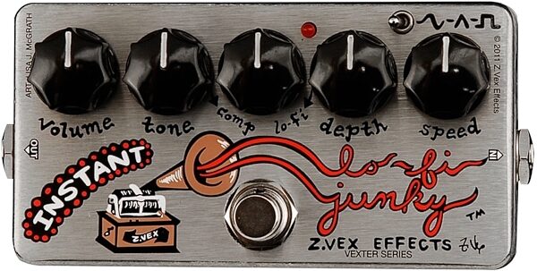 open zoom image for ZVEX Vexter Instant Lo-Fi Junky Chorus Vibrato Pedal, New, Main