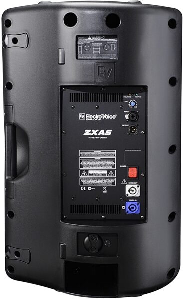 open zoom image for ElectroVoice ZXA590B Powered 2-Way Speaker (1250 Watts, 1x15 in.), Back