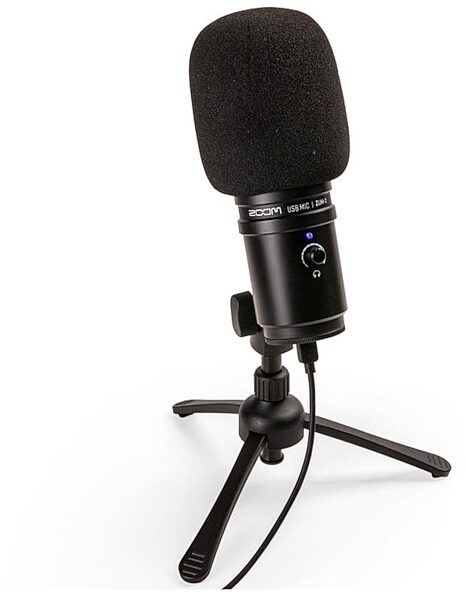 open zoom image for Zoom ZUM-2PMP USB Microphone Podcast Pack, Open Box (Very Good), MicwithStand