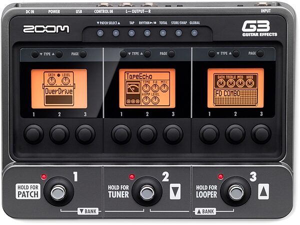 open zoom image for Zoom G3 Guitar Multi-Effects Pedal, Main
