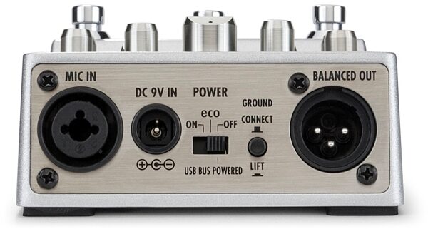 open zoom image for Zoom A3 Acoustic Guitar Effects Pedal, Back