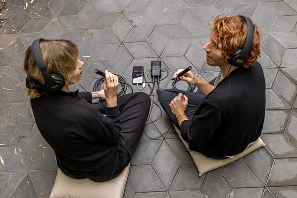 open zoom image for Zoom R4 Handheld Digital MultiTrak Audio Recorder, New, Action Position Back