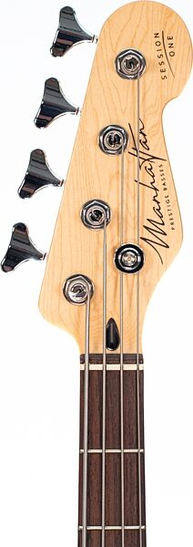 open zoom image for Manhattan Prestige Session One Electric Bass, Natural, Open Box (Very Good), Action Position Back