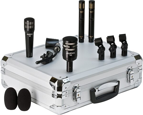 open zoom image for Audix DP Quad Drum Microphone Package with Case, New with Cables