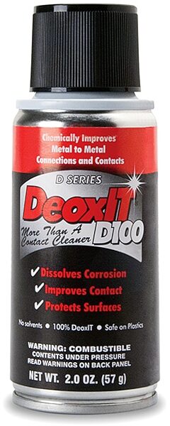 open zoom image for Hosa CAIG DeoxIT D100S2 Contact Cleaner, 100% Cleaner, 2 oz, Main